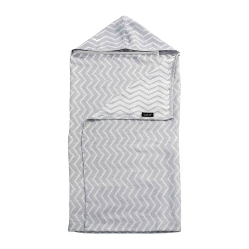 KipKep hydrofiele badcape Blenker 70x100 cm Indian wig-grijs afbeelding