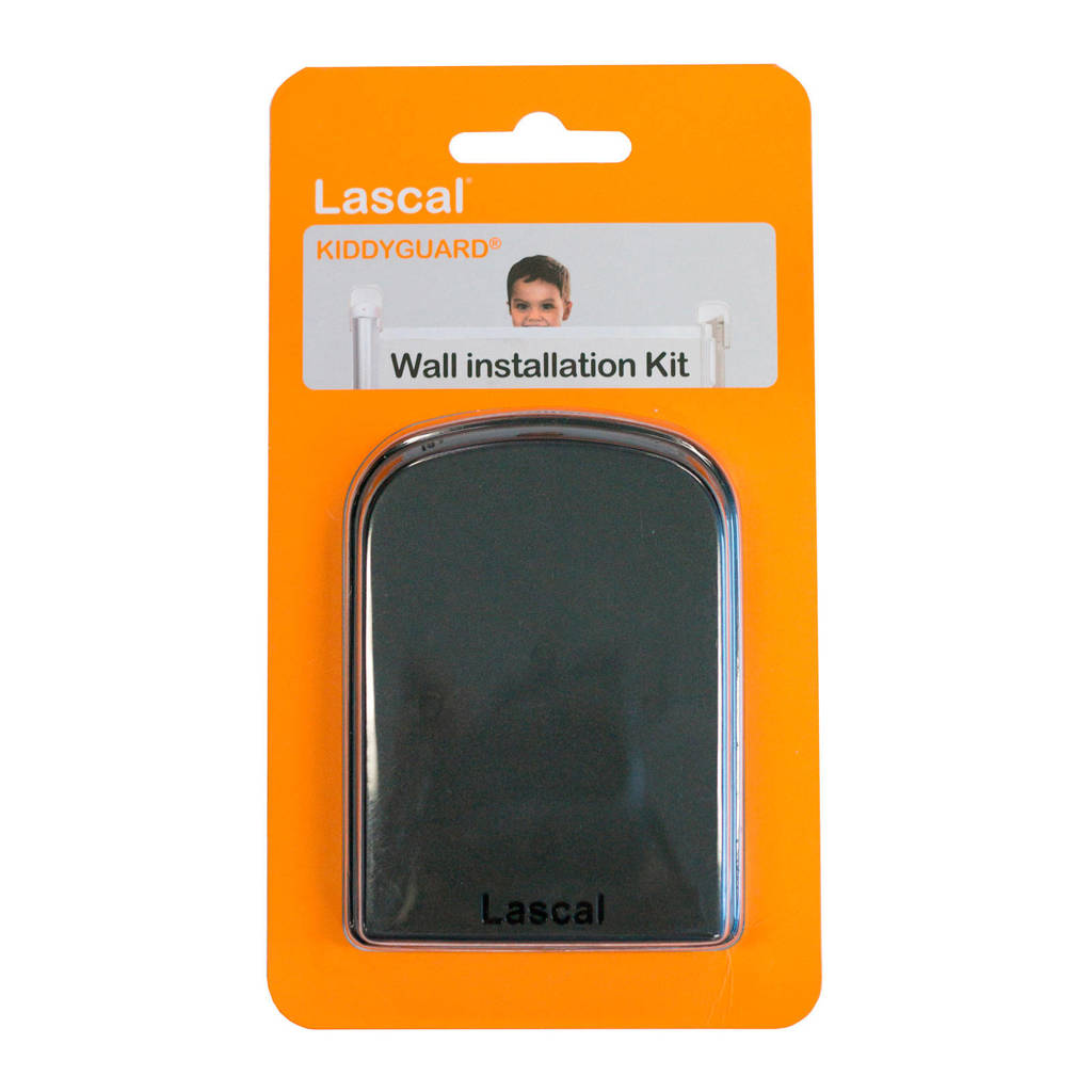 Lascal muur installatie kit zwart, Zwart