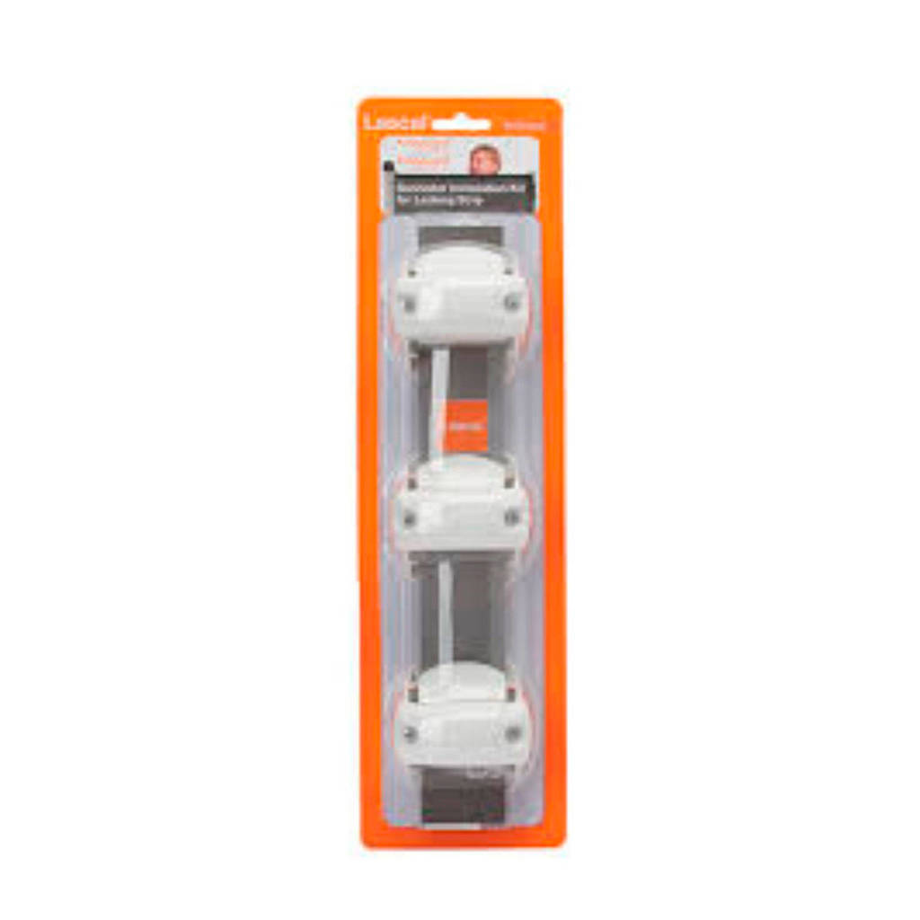 Lascal Bannister installatie kit voor afsluiting wit, Wit