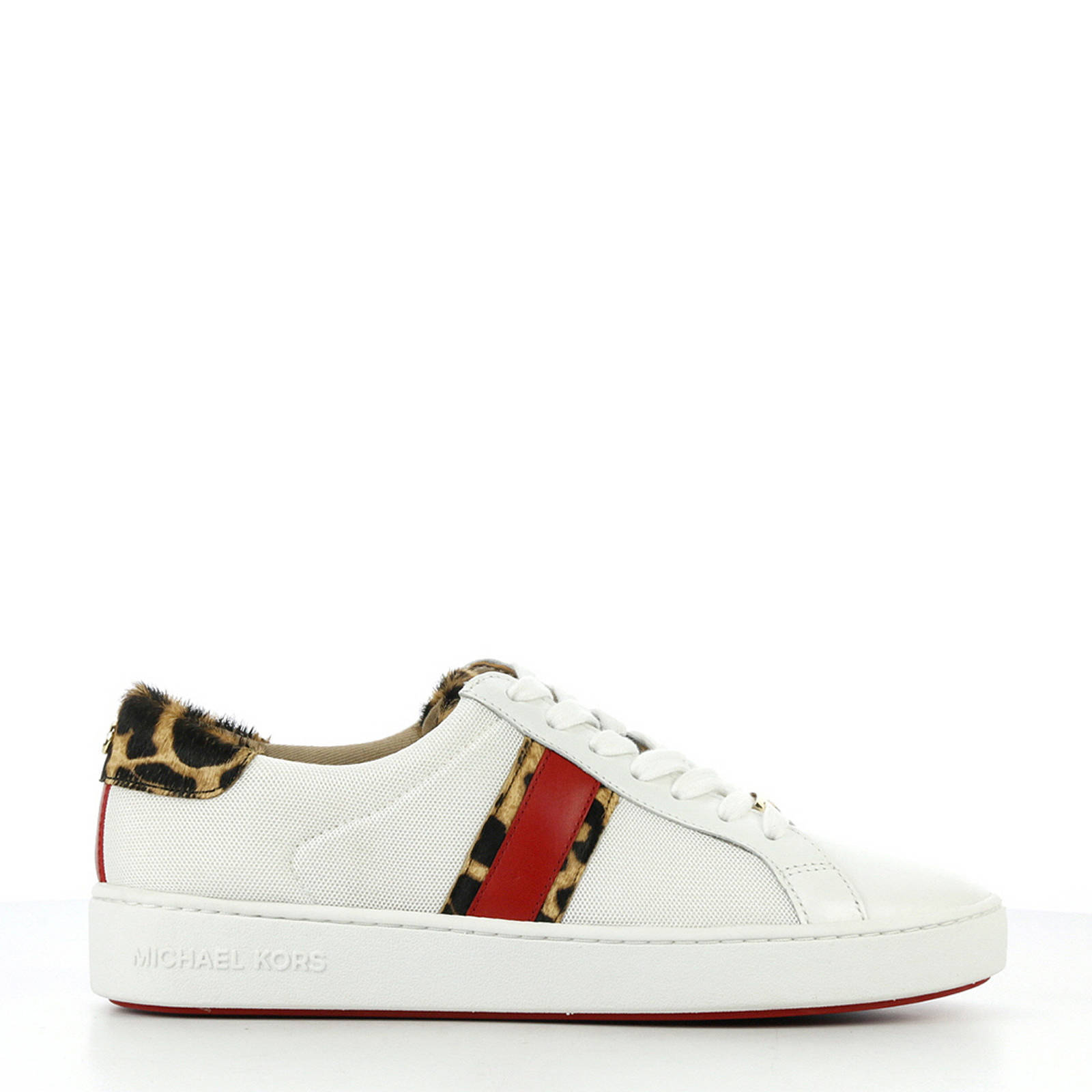 Michael Kors Irving Stripe leren sneakers | wehkamp