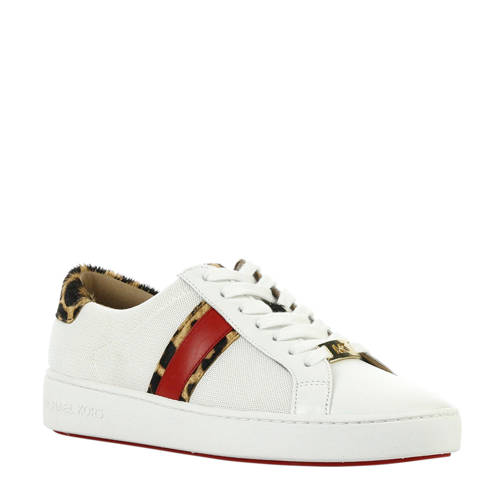 Michael Kors Irving Stripe Leren Sneakers michael kors kopen in de aanbieding