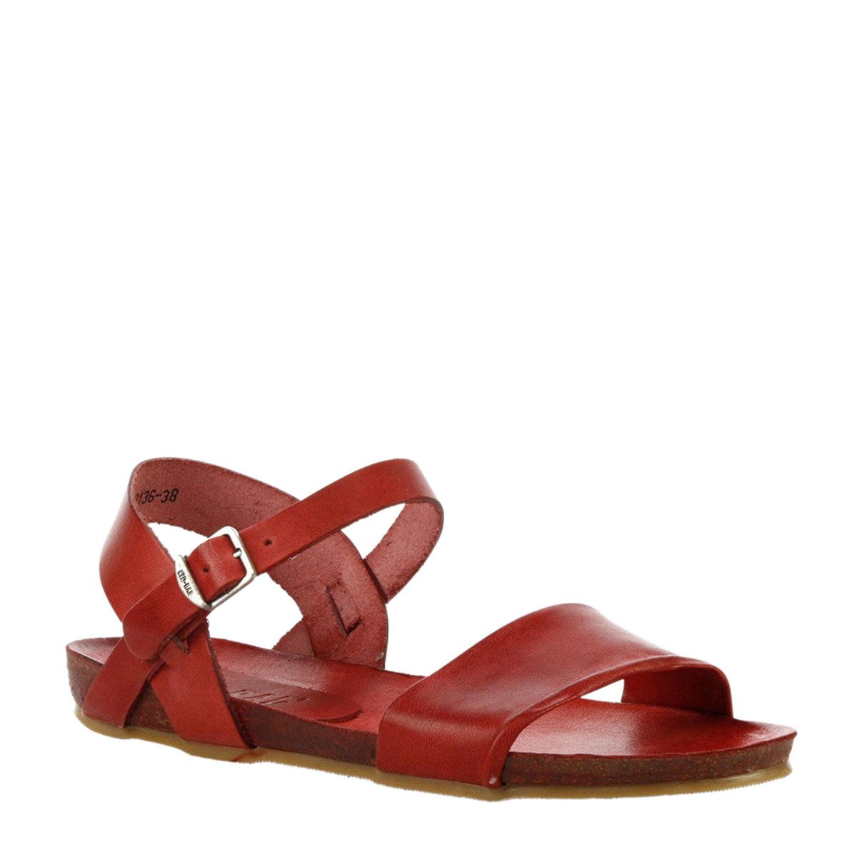 Red Rag 79218 leren sandalen rood wehkamp
