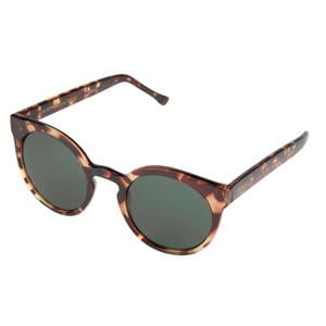 zonnebril Lulu met tortoise print bruin