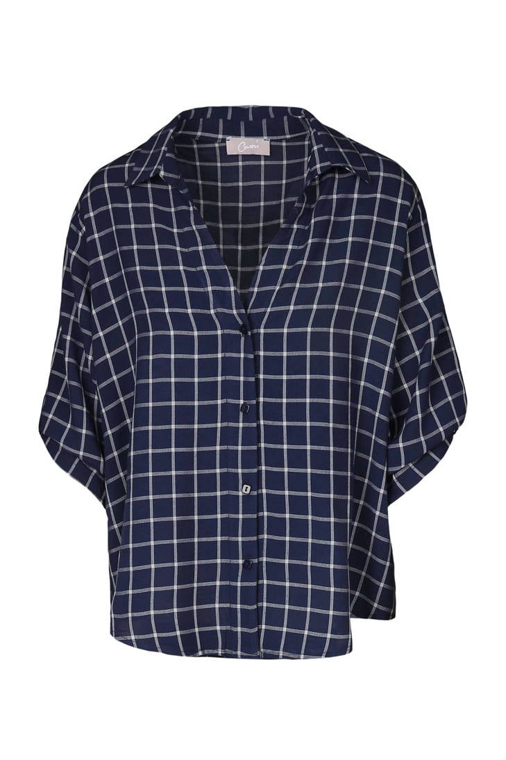 Cassis geruite geruite Cassis blouse blouse SqRrSO