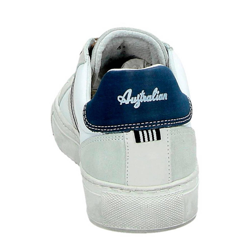 Australian Leren Australian Wit Lincoln Sneakers Lincoln 6dfqzf