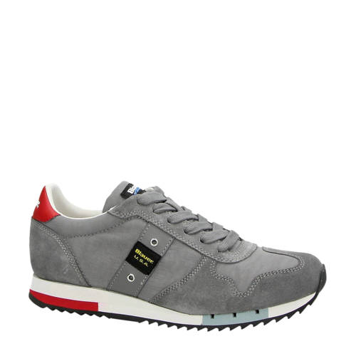 Blauer Cw997 Suede Sneakers Grijs blauer kopen in de aanbieding