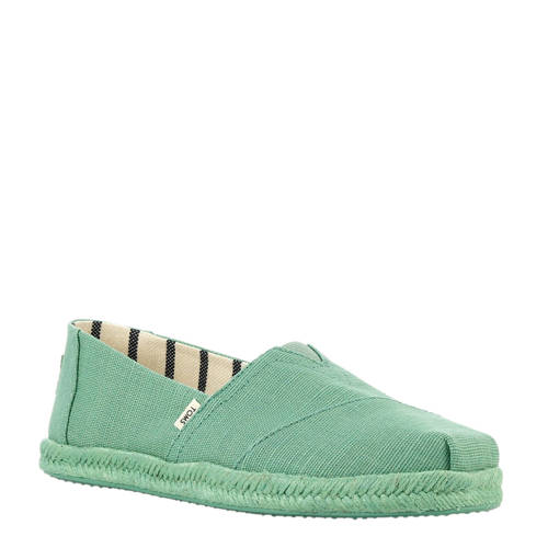 Toms Alpargata Mono Espadrilles Groen toms kopen in de aanbieding