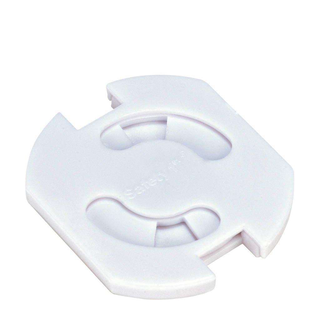 Safety 1st stopcontactbeschermers wit - set van 8, Wit