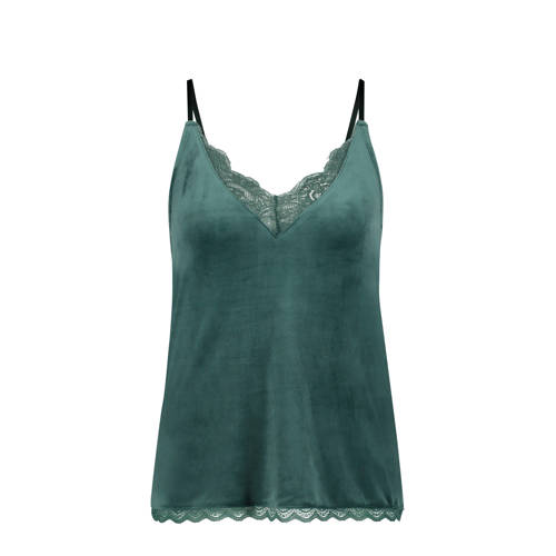 Hunkemoller Velvet Pyjamatop Groen hunkemoller kopen in de aanbieding Hunkemoller Velvet Pyjamatop Groen hunkemoller kopen in de aanbieding