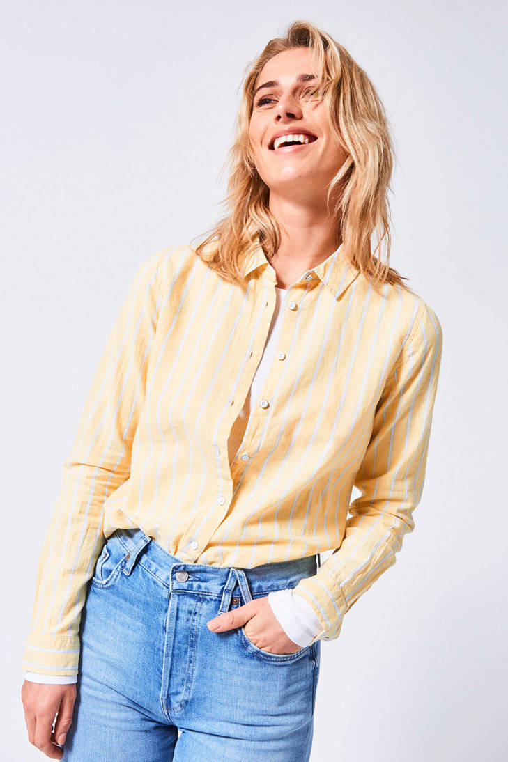 America blouse geel Today met strepen prxSpvq