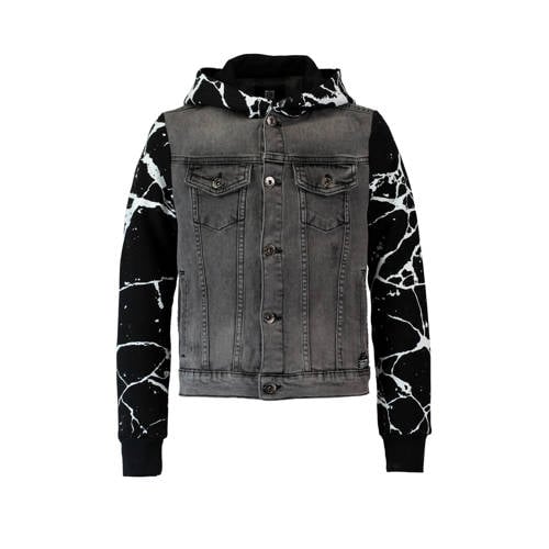 Coolcat Spijkerjas Met Sweatmouwen Grijs coolcat kopen in de aanbieding