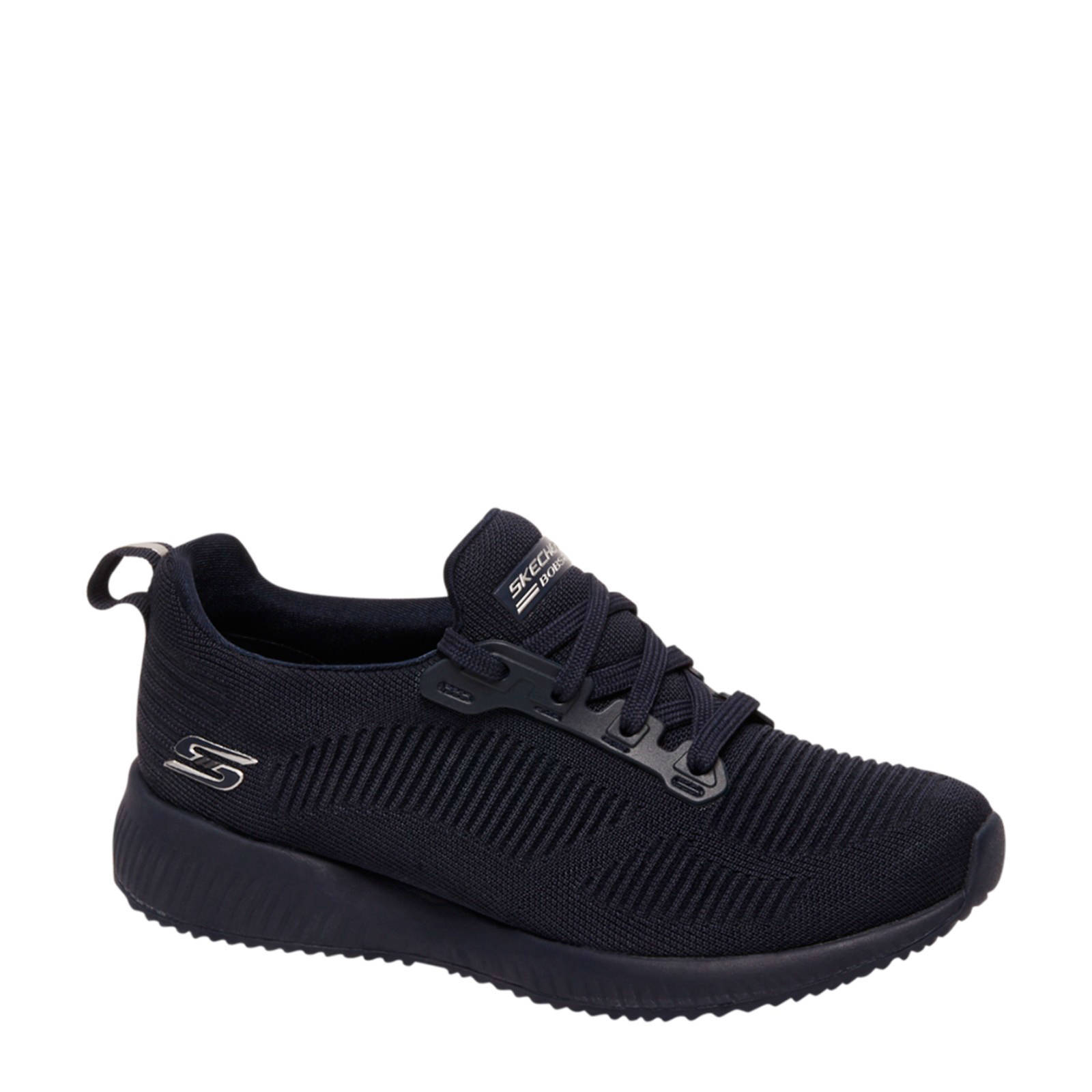 Skechers Donkerblauwe sneaker vetersluiting - Schoenen.nl