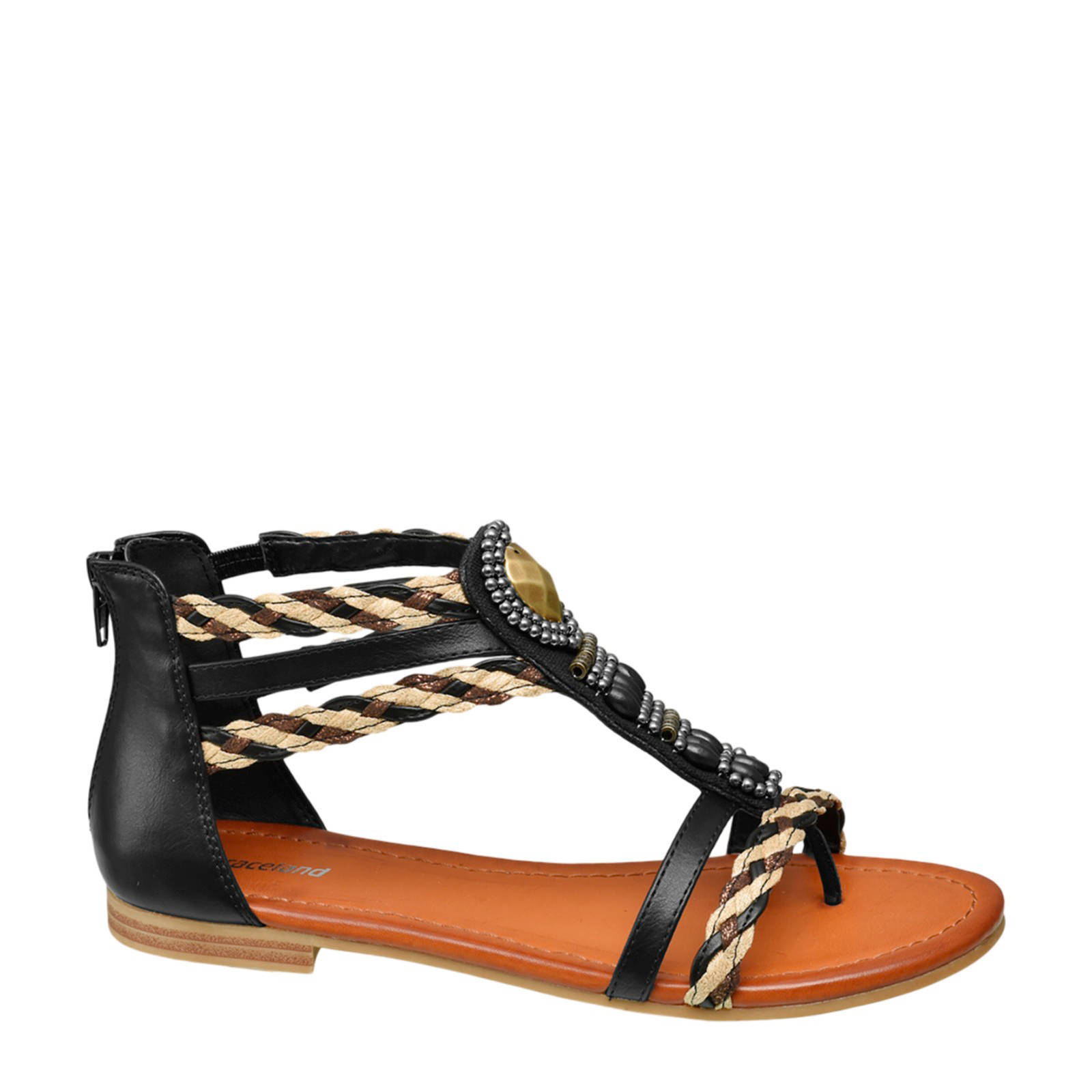 graceland sandalen zwart