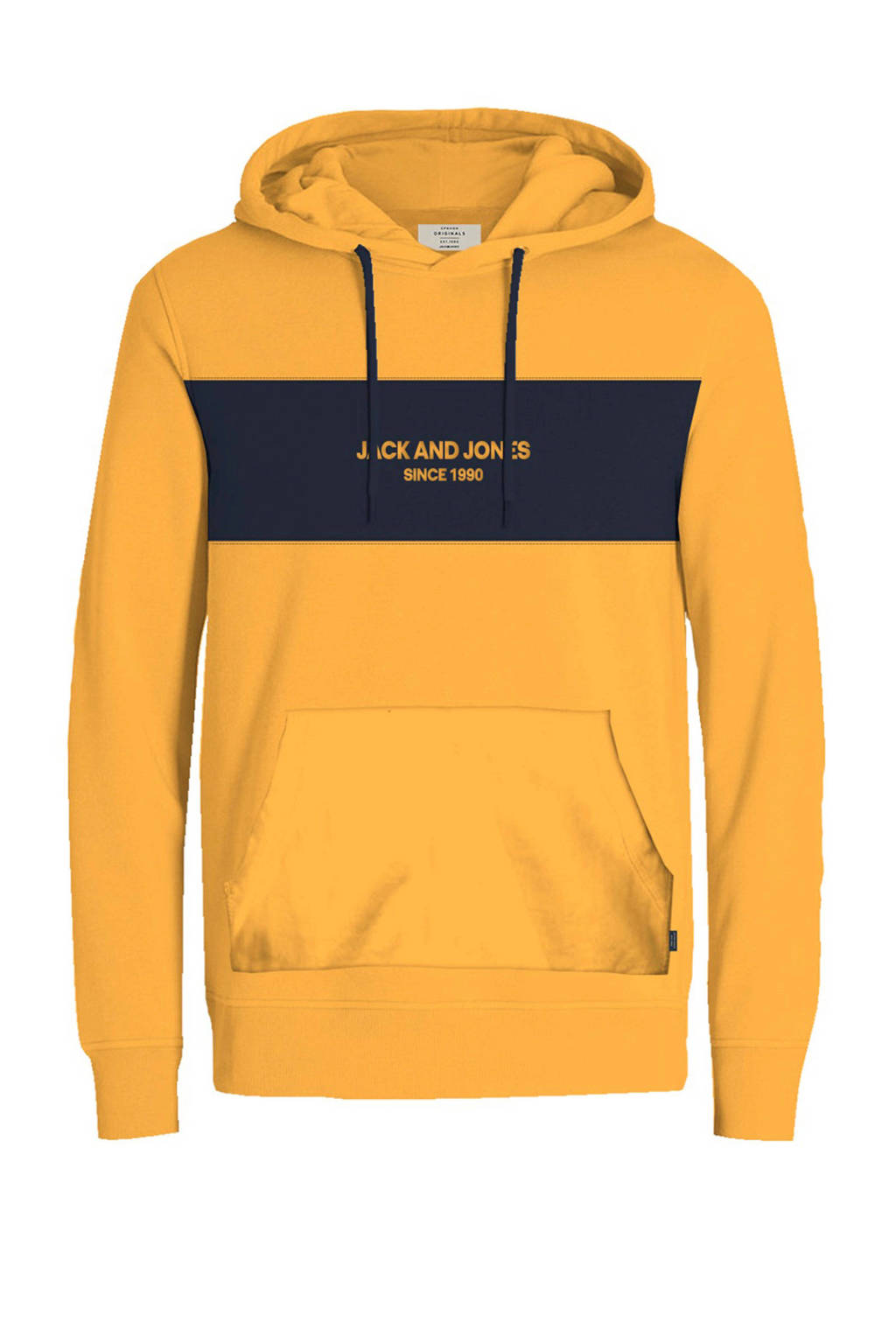 Jack & Jones Originals hoodie, Okergeel