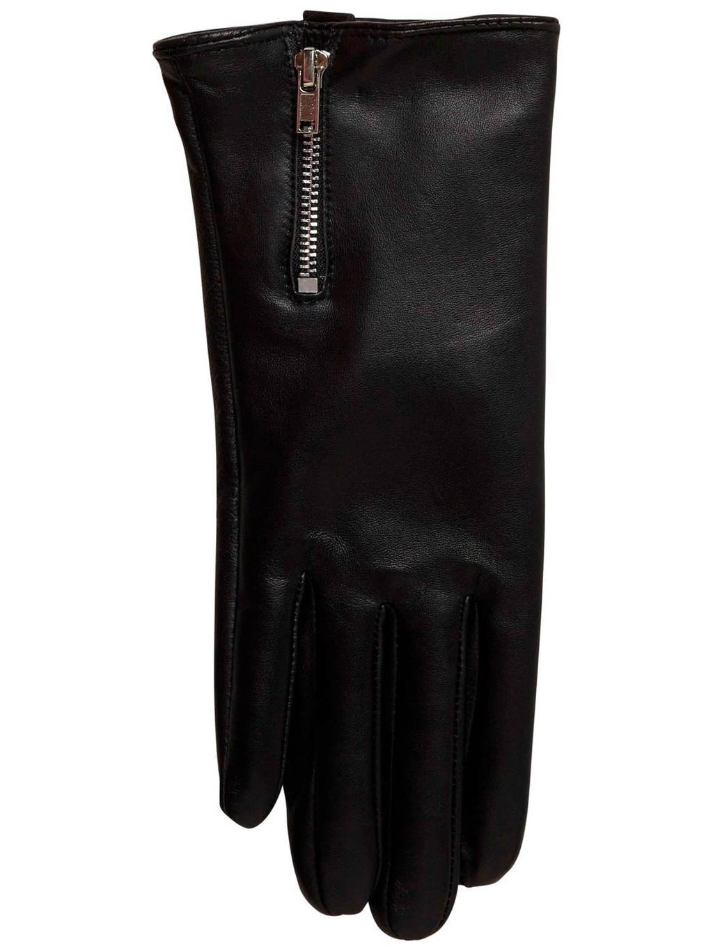 VERO MODA leren handschoenen zwart, Zwart