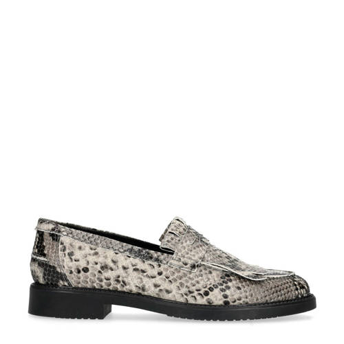Sacha Leren Loafers Met Slangenprint sacha kopen in de aanbieding