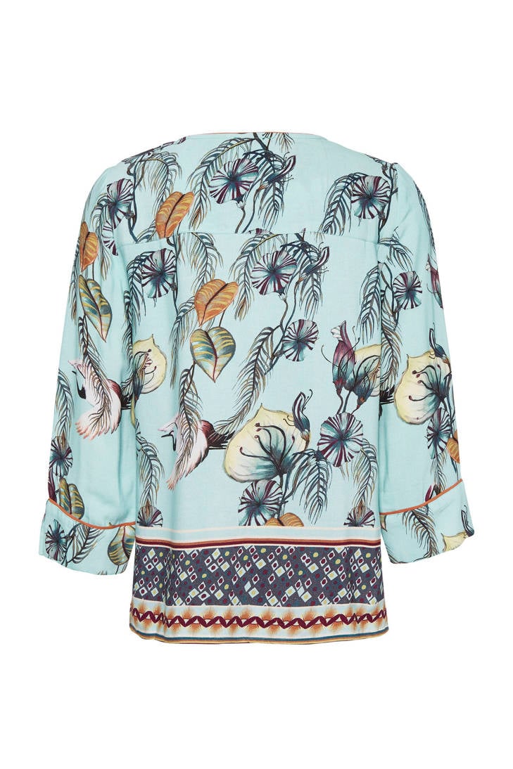blouse met print all Didi over Japanse H1xw8nq4