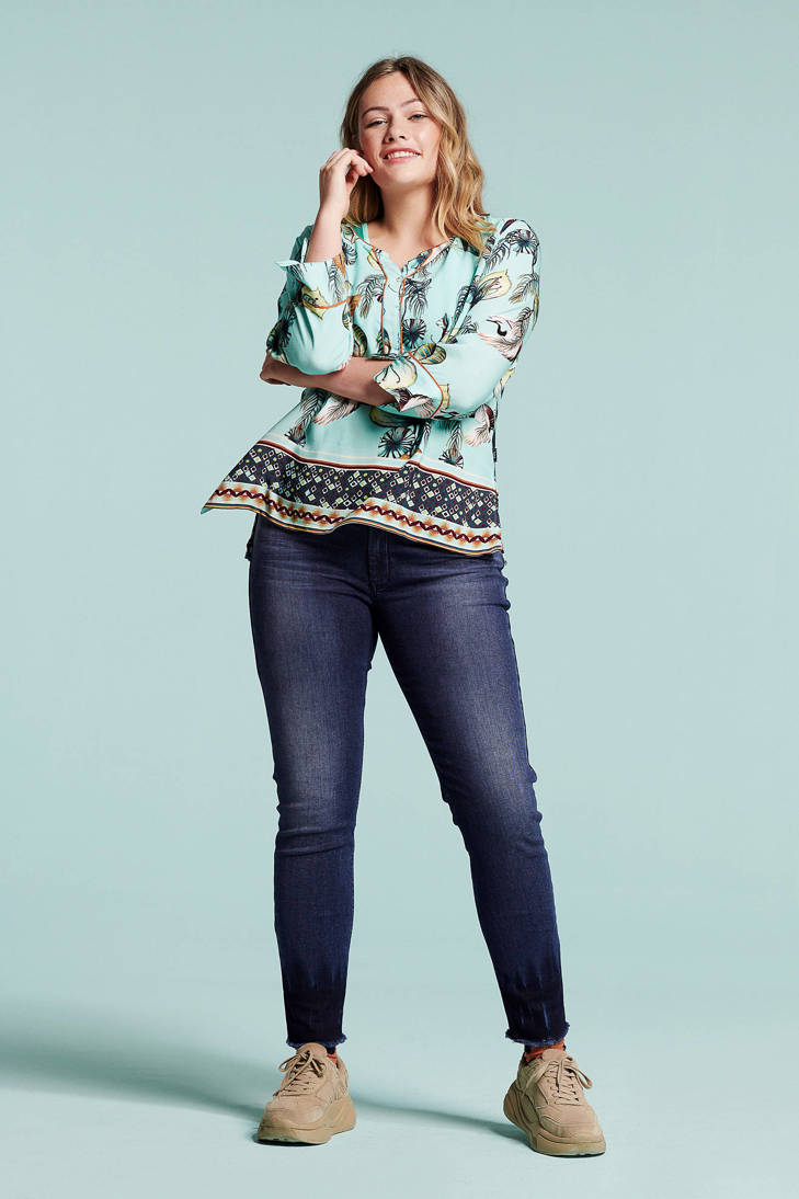 blouse met print all Didi over Japanse H1xw8nq4