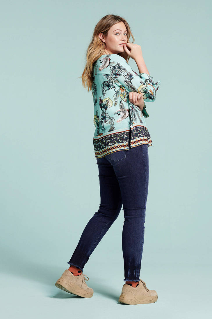 blouse met print all Didi over Japanse H1xw8nq4