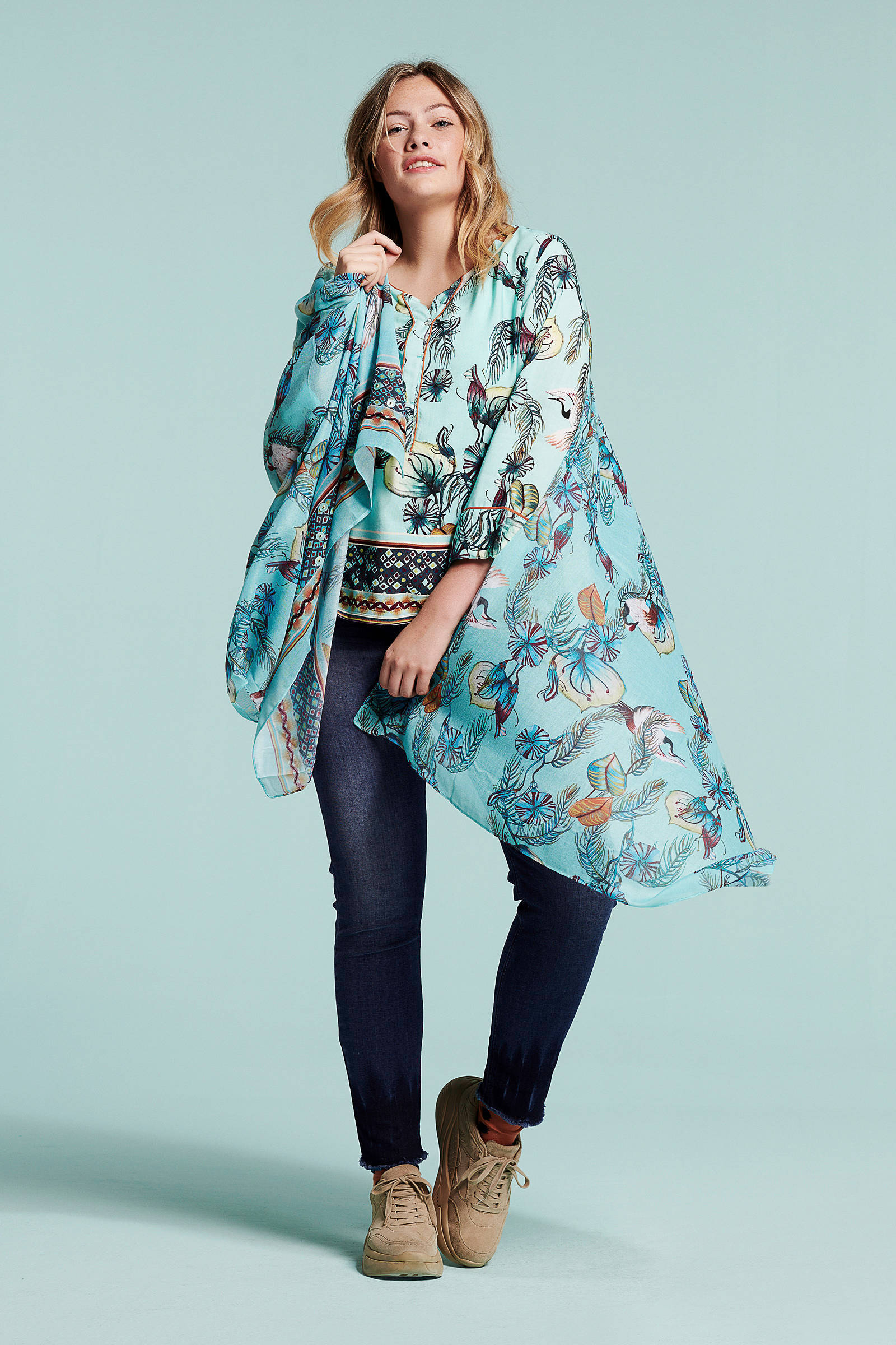 blouse met print all Didi over Japanse H1xw8nq4