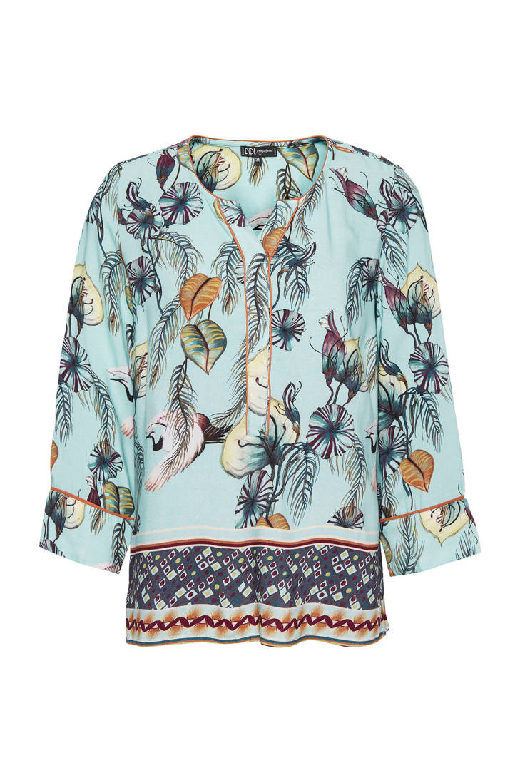 blouse met print all Didi over Japanse H1xw8nq4