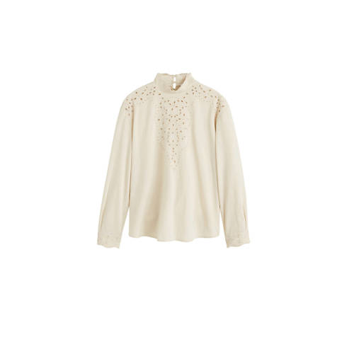 Mango Top Met Broderie Ecru mango kopen in de aanbieding Mango Top Met Broderie Ecru mango kopen in de aanbieding