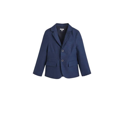 Mango Kids Colbert Met Linnen Blauw mango kids kopen in de aanbieding