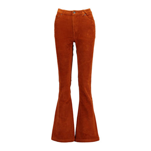 America Today Corduroy Flared Broek Brique america today kopen in de aanbieding