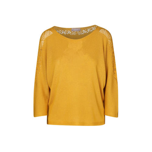 Cassis Top Met Kanten Details Geel cassis kopen in de aanbieding Cassis Top Met Kanten Details Geel cassis kopen in de aanbieding