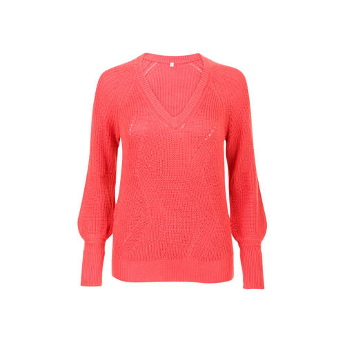 Miss Etam Regulier Trui Met Opengewerkt Patroon Koraal miss etam kopen in de aanbieding