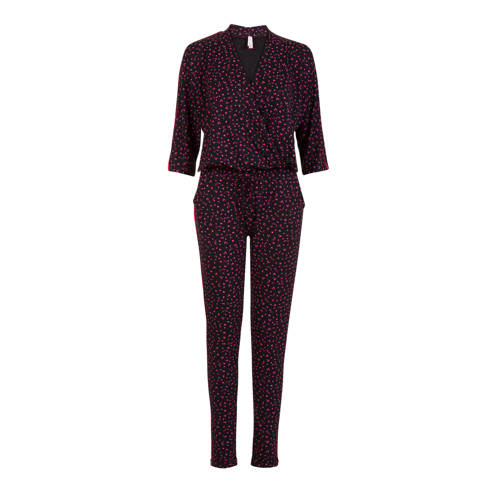Miss Etam Regulier Jumpsuit Met All Over Print Zwart miss etam kopen in de aanbieding