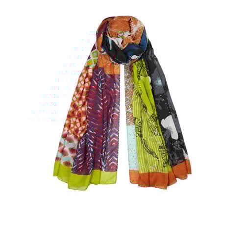 Didi Patchwork Sjaal Ecru didi kopen in de aanbieding Didi Patchwork Sjaal Ecru didi kopen in de aanbieding