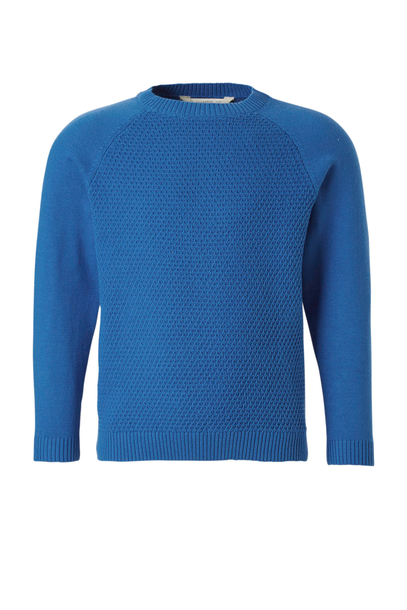trui met textuur blauw trui met textuur blauw