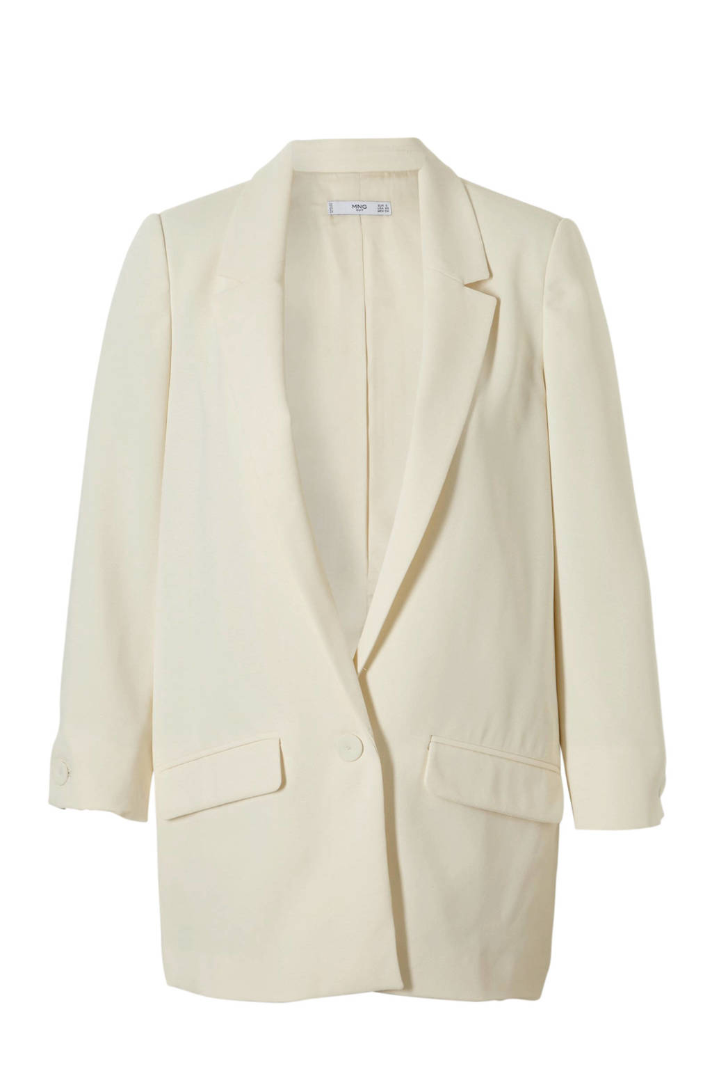 Mango blazer roomwit, Roomwit