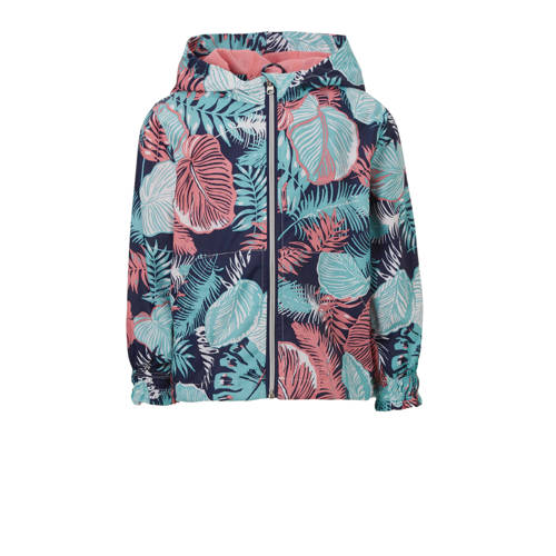 Mango Kids Zomerjas Met Bladprint Blauw mango kids kopen in de aanbieding