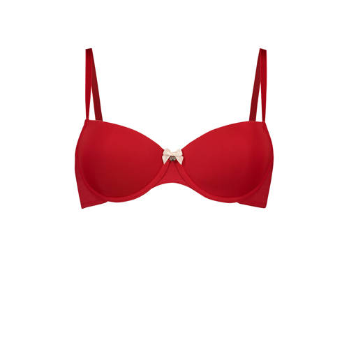 Hunkemoller Voorgevormde Beugelbh Demi Rood hunkemoller kopen in de aanbieding