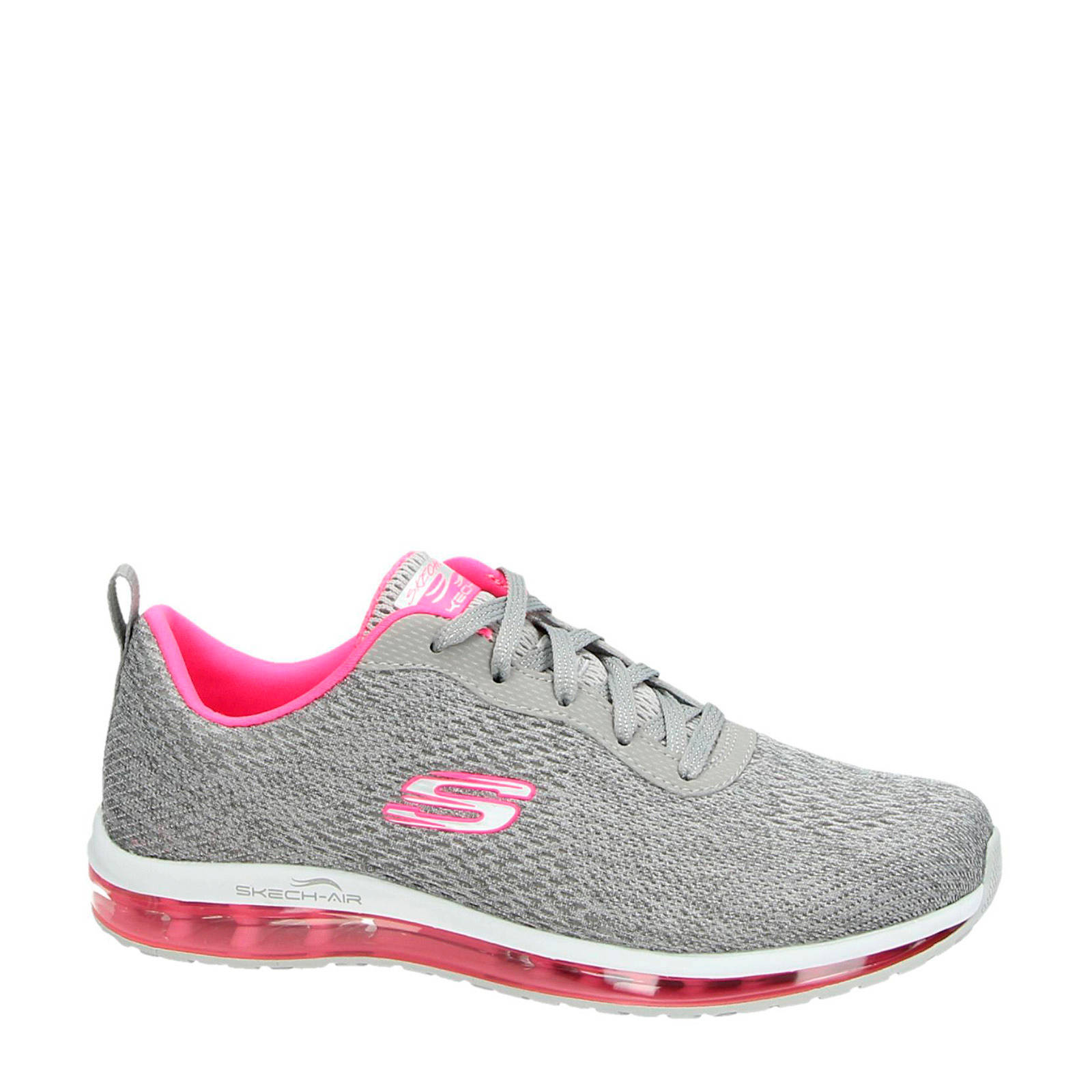 skechers grijs met roze