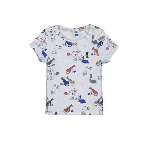 Cks Kids T Shirt Met All Over Print Grijs cks kids kopen in de aanbieding