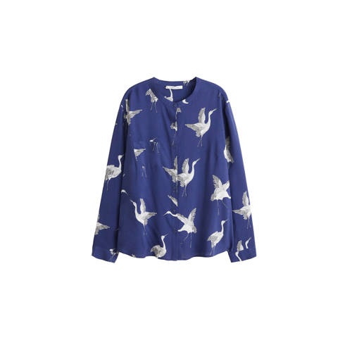 Violeta By Mango Blouse Met Vogelprint violeta by mango kopen in de aanbieding Violeta By Mango Blouse Met Vogelprint violeta by mango kopen in de aanbieding