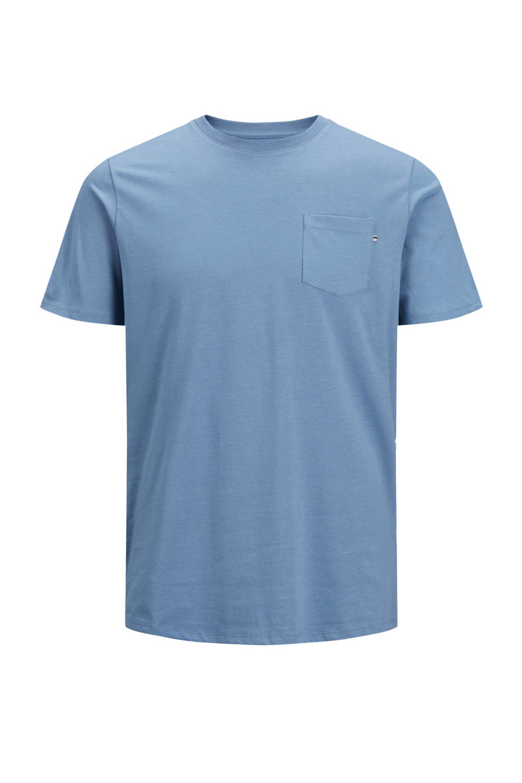 JACK & JONES ESSENTIALS T-shirt met borstzakje, Blauw