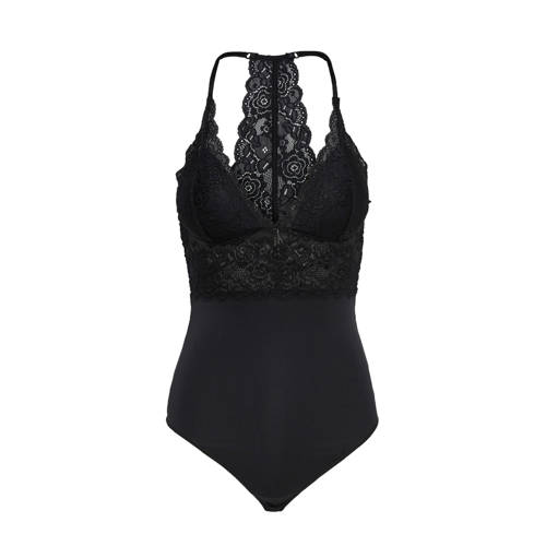 Only Body Met Kant Zwart only kopen in de aanbieding