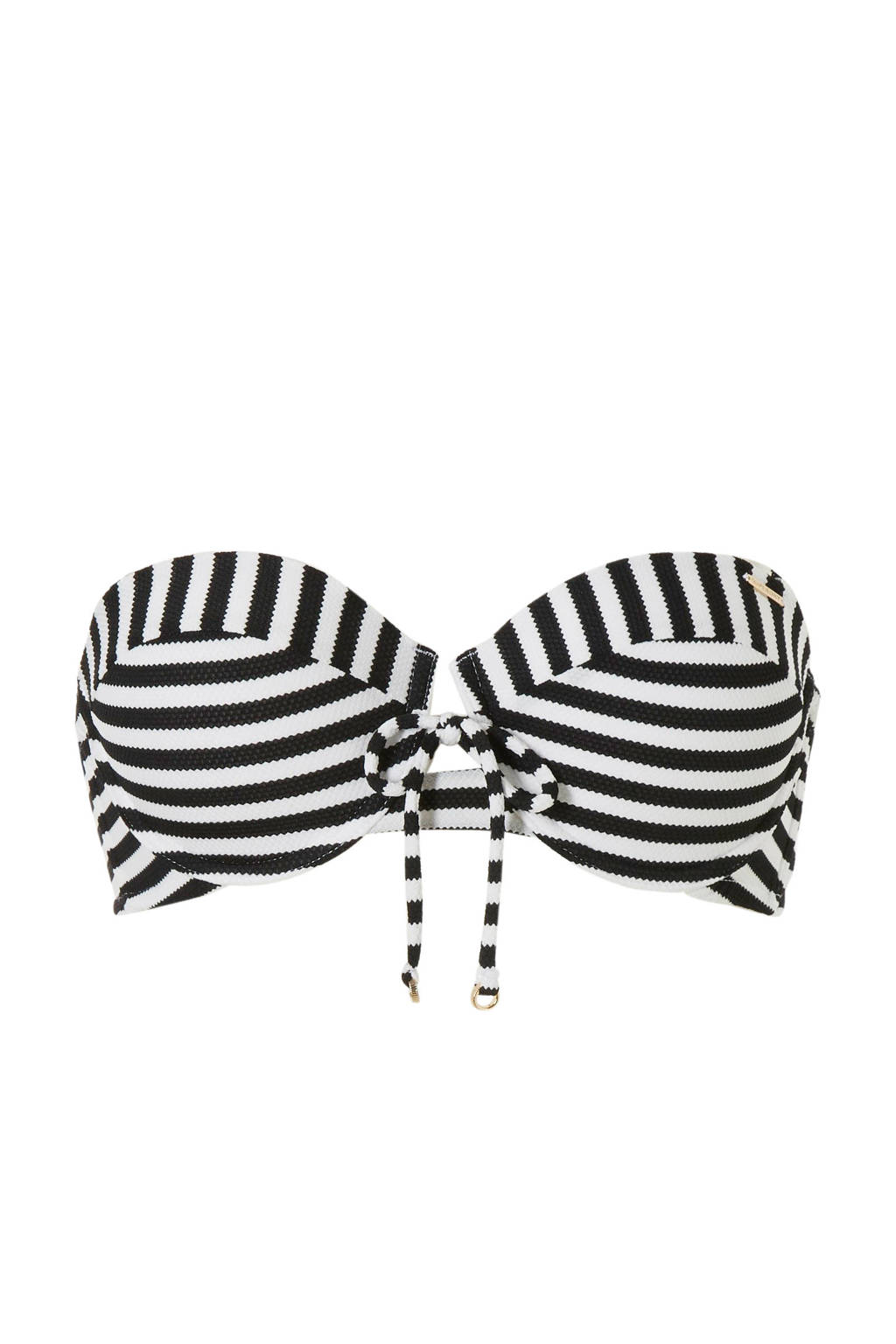 Zwart Textuur Met Superdrygestreept Bikinitopje Beugel gZSnnAI