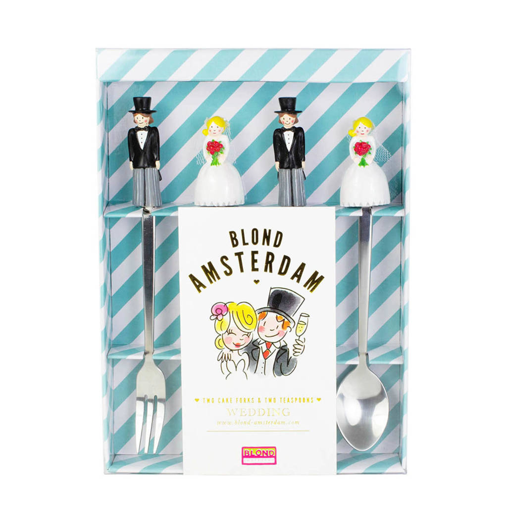 Blond Amsterdam bestekset Wedding (4-delig), Multi