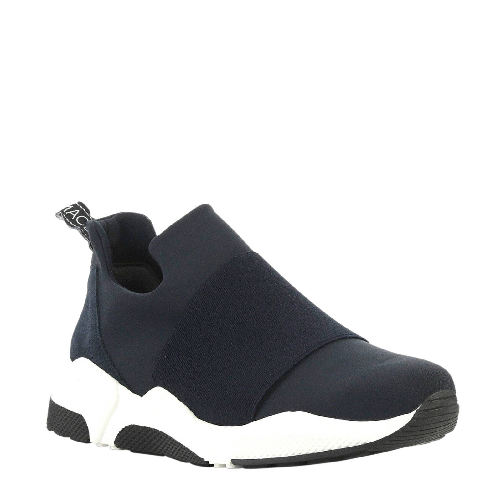 Mace Dames Sneakers Beige combi led combi midsneaker | Van den Assem