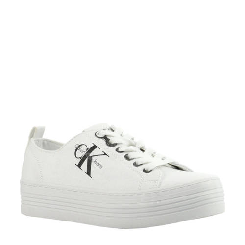 Calvin Klein Jeans Zolah Plateau Sneakers Wit calvin klein jeans kopen in de aanbieding Calvin Klein Jeans Zolah Plateau Sneakers Wit calvin klein jeans kopen in de aanbieding