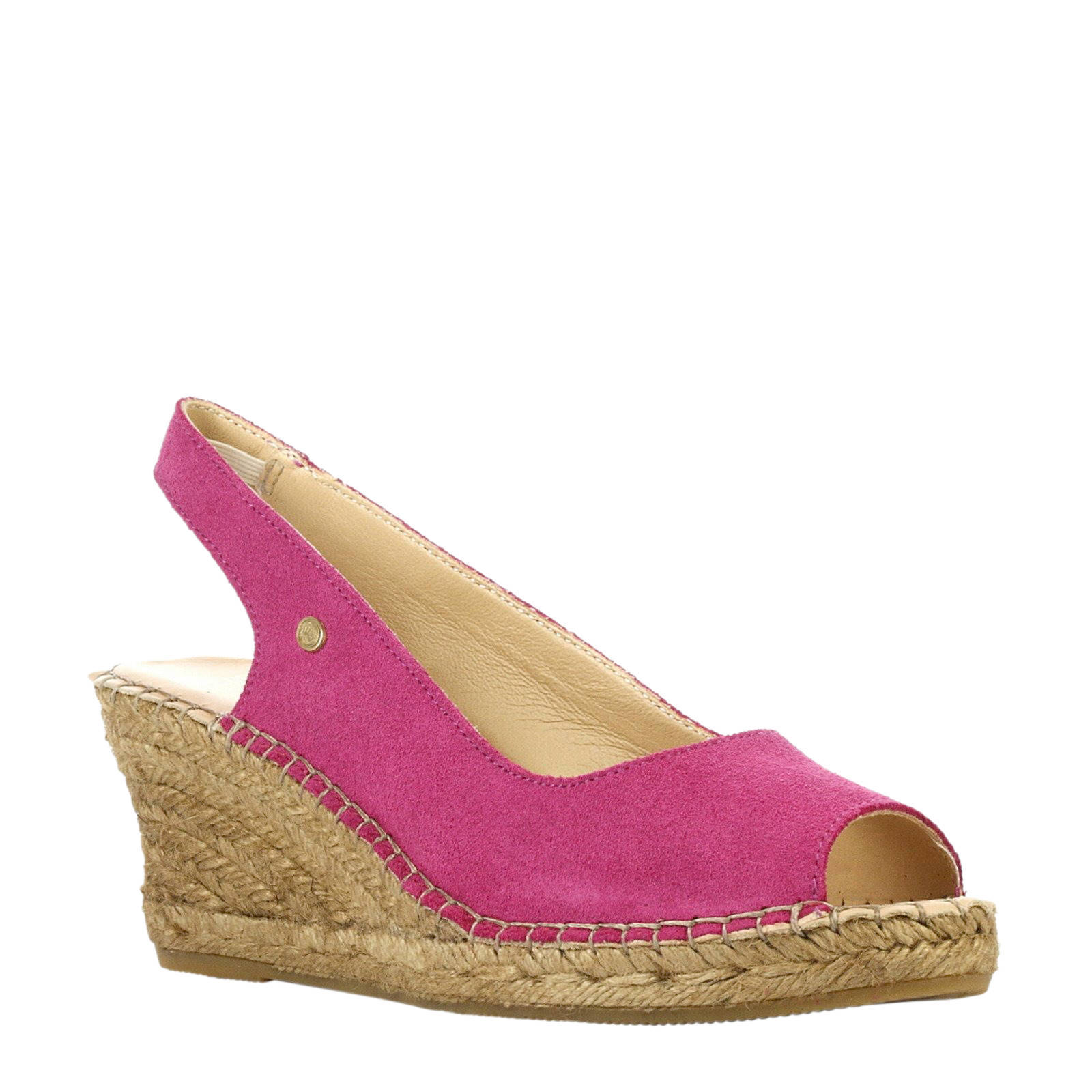 Fred de la Bretoniere espadrilles fuchsia | wehkamp