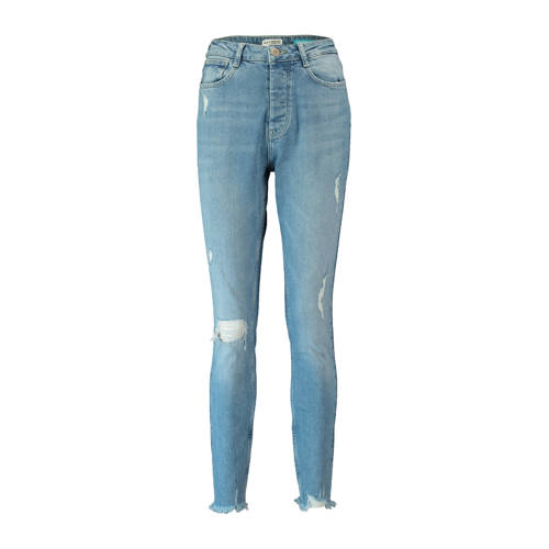 Coolcat Cropped High Waist Skinny Jeans Met Slijtage Details coolcat kopen in de aanbieding Coolcat Cropped High Waist Skinny Jeans Met Slijtage Details coolcat kopen in de aanbieding