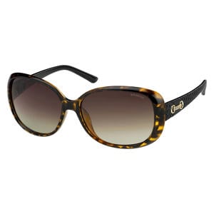 zonnebril P8430 met tortoise print bruin/zwart