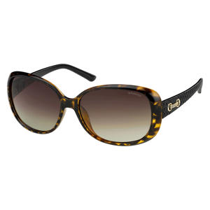 zonnebril P8430 met tortoise print bruin/zwart