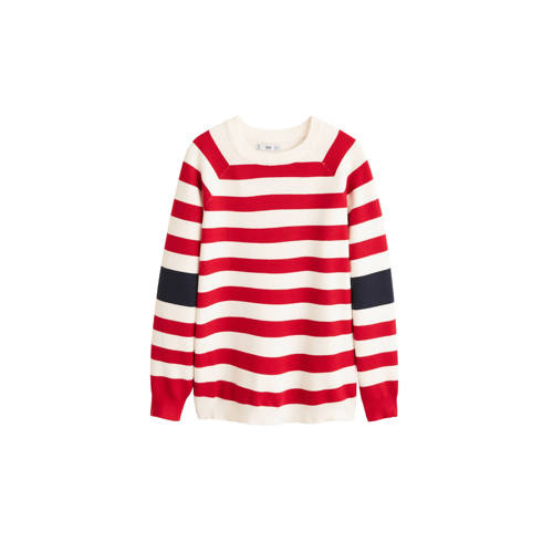 Mango Gestreepte Trui Rood mango kopen in de aanbieding Mango Gestreepte Trui Rood mango kopen in de aanbieding